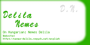 delila nemes business card
